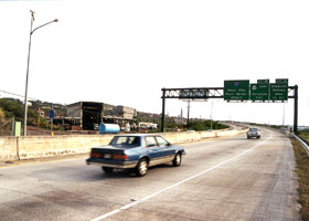 H-3 westbound past cement plant