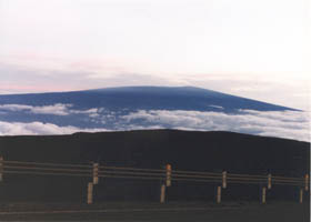 Mauna Loa volcano, from Mauna Kea summit