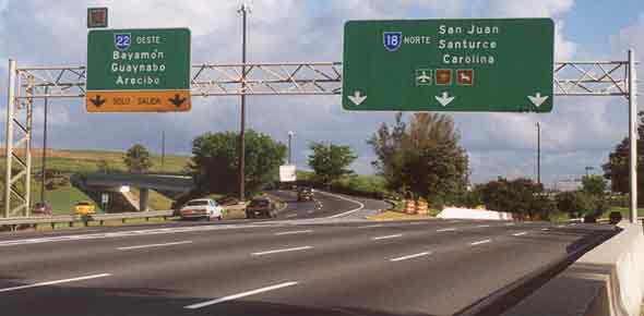 North end of PRI-1, at PR-18/PR-22 junction