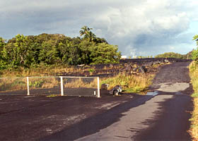 Lava closure of state route 130