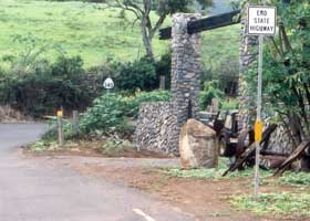 'End state highway' sign where state route 340 turns into county route 340