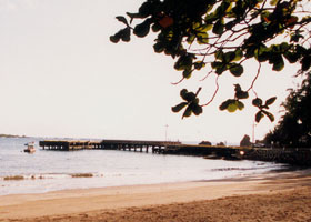 Hana Bay wharf