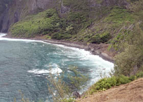 Kalawao Cove closeup