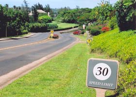 Nonstandard 30mph speed limit sign